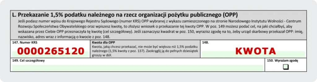 1,5% dla Fundacji Podkarpackie Hospicjum dla Dzieci - Zeznanie PIT-37